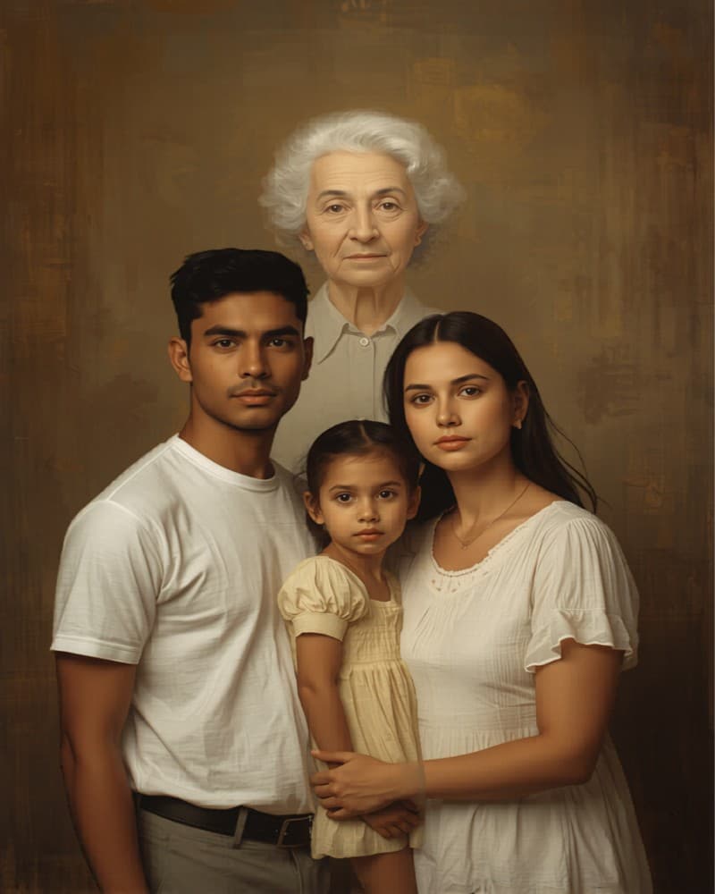 Heirloom studio composition — In memory of Rosa María